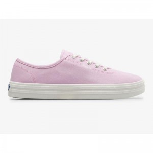 Keds Breezie Kanvas Lace Ups Kadın Mor | UPROS-0629